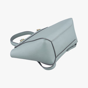 Pre-owned Celine Belt Nano Blue Leather shoulderbag | stylenewstar