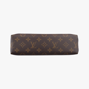 Secondhand Louis Vuitton SAINT PLACIDE brown×CERISE Monogram Canvas×calf leather M43713 shoulderbag | stylenewstar