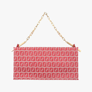 Pre-owned Fendi Zucchino Red canvas handbag | stylenewstar