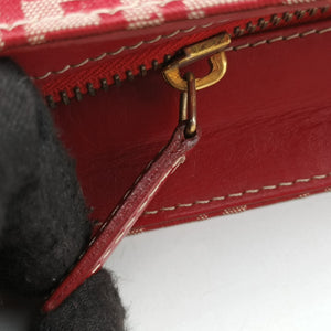 Pre-owned Fendi Zucchino Red canvas handbag | stylenewstar