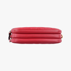 Secondhand Gucci GG Marmont Red Leather 546581 shoulderbag | stylenewstar