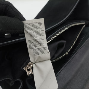Pre-owned VERSACE medusa Black Suede shoulderbag | stylenewstar