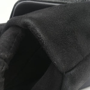 Pre-owned VERSACE medusa Black Suede shoulderbag | stylenewstar