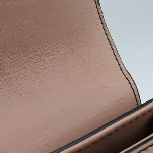 Pre-owned Gucci Emily Brown×Pink canvas×leather 295403 shoulderbag | stylenewstar