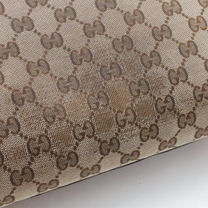 Pre-owned Gucci Emily Brown×Pink canvas×leather 295403 shoulderbag | stylenewstar