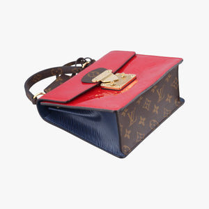 Pre-owned Louis Vuitton Spring street PM Scarlet Red Vernis×Epir×Monogram Canvas M90505 shoulderbag | stylenewstar