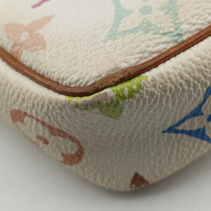 Secondhand Louis Vuitton Pochette Accessoires white Monogram Multicolor M92649 handbag | stylenewstar