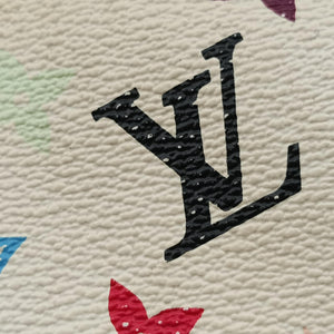 Secondhand Louis Vuitton Pochette Accessoires white Monogram Multicolor M92649 handbag | stylenewstar