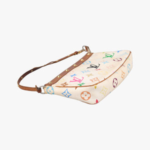 Secondhand Louis Vuitton Pochette Accessoires white Monogram Multicolor M92649 handbag | stylenewstar