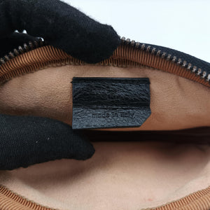 Secondhand Gucci GG Marmont Black Leather 524597 clutchbag | stylenewstar