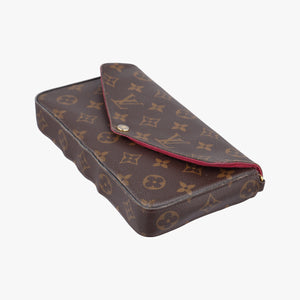 Pre-owned Louis Vuitton Pochette Felicie Brown Monogram Canvas M61276 shoulderbag | stylenewstar