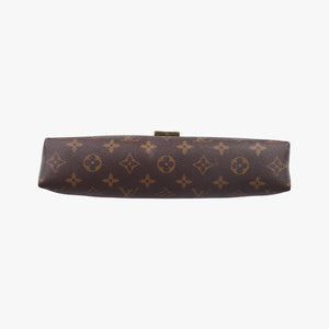 Pre-owned Louis Vuitton Pallas Chain Brown x Cerise Monogram canvas x leather M41201 shoulderbag | stylenewstar