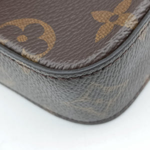 Pre-owned Louis Vuitton Multi Pochette Felicie Brown×KHAKI Monogram Canvas M80091 shoulderbag | stylenewstar