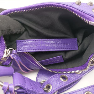 Vintage Balenciaga Le Cagole Purple cloth shoulderbag | stylenewstar