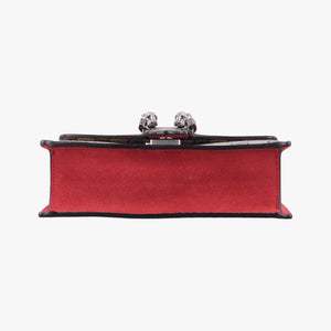 Pre-owned Gucci Dionysus beige×red PVC coated canvas × suede 421970 shoulderbag | stylenewstar