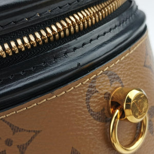Pre-owned Louis Vuitton Cannes Brown × Black Monogram Reverse Giant M43986 shoulderbag | stylenewstar