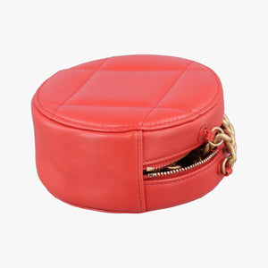 Pre-owned Chanel CHANEL 19 Round Red lambskin AP0945 shoulderbag | stylenewstar