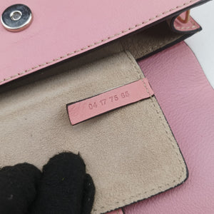 Pre-owned Chloe FAYE Pink Suede × leather shoulderbag | stylenewstar