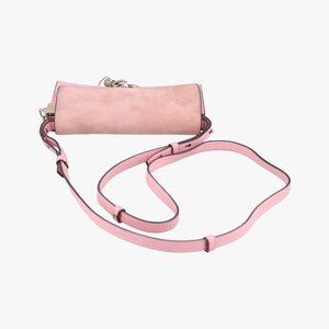 Pre-owned Chloe FAYE Pink Suede × leather shoulderbag | stylenewstar