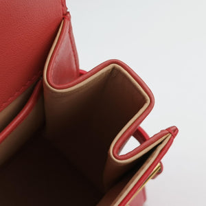 Vintage Delvaux Tempete Orange leather shoulderbag | stylenewstar