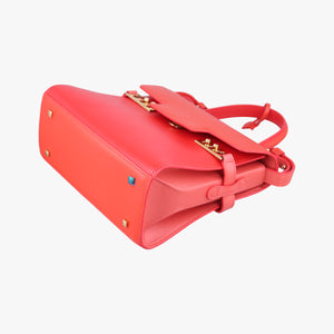 Vintage Delvaux Tempete Orange leather shoulderbag | stylenewstar