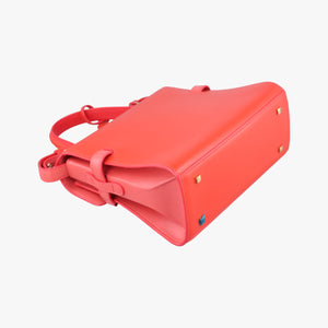 Vintage Delvaux Tempete Orange leather shoulderbag | stylenewstar
