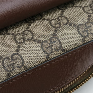 Vintage Gucci Horsebit 1955 beige×brown PVC coated canvas ×Leather 645454 shoulderbag | stylenewstar