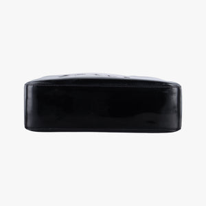 Pre-owned Chanel Tote Black Enamel handbag | stylenewstar