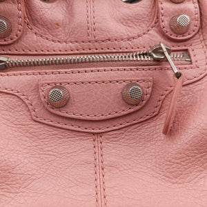 Pre-owned Balenciaga Pompon Pink Lambskin shoulderbag | stylenewstar