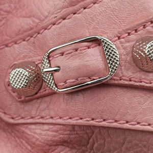 Pre-owned Balenciaga Pompon Pink Lambskin shoulderbag | stylenewstar