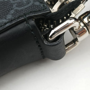 Pre-owned Gucci GG Supreme Courrier Messenger Black×Multicolour PVC coated canvas×Leather 547751 shoulderbag | stylenewstar