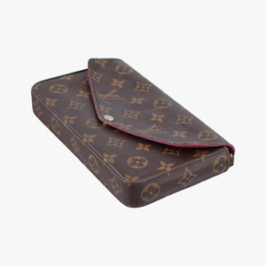 Pre-owned Louis Vuitton Pochette Felicie Brown Monogram canvas M61276 shoulderbag | stylenewstar