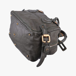 Pre-owned Chloe Paddington Dark Green Leather shoulderbag | stylenewstar