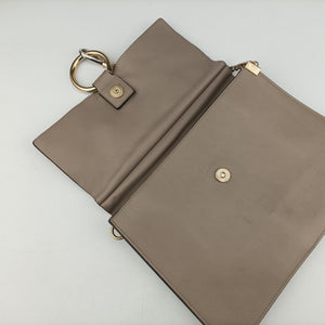 Pre-owned Chloe FAYE Grey Suede × leather shoulderbag | stylenewstar