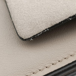 Pre-owned Chloe FAYE Grey Suede × leather shoulderbag | stylenewstar