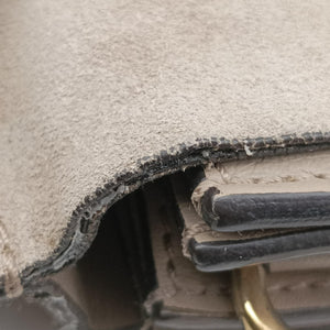 Pre-owned Chloe FAYE Grey Suede × leather shoulderbag | stylenewstar