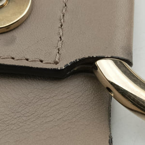 Pre-owned Chloe FAYE Grey Suede × leather shoulderbag | stylenewstar