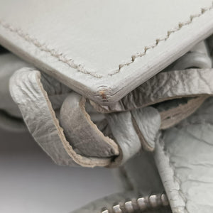 Vintage Balenciaga Classic City Mini Grey lambskin shoulderbag | stylenewstar