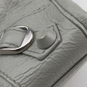 Vintage Balenciaga Classic City Mini Grey lambskin shoulderbag | stylenewstar