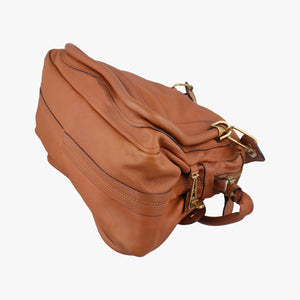 Pre-owned Chloe Paraty Camel Leather shoulderbag | stylenewstar