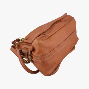 Pre-owned Chloe Paraty Camel Leather shoulderbag | stylenewstar