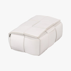 Pre-owned Bottega Veneta Candy Cassette White Lambskin shoulderbag | stylenewstar