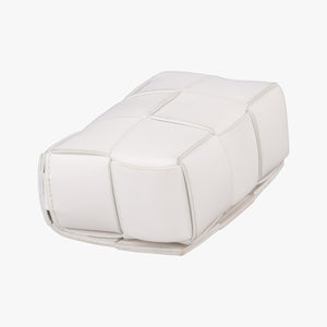 Pre-owned Bottega Veneta Candy Cassette White Lambskin shoulderbag | stylenewstar