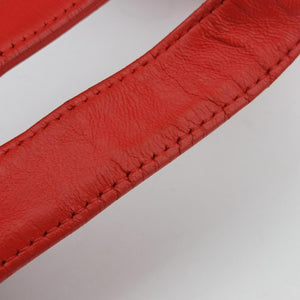 Pre-owned Bottega Veneta CAMPANA Intrecciato Red lambskin shoulderbag | stylenewstar