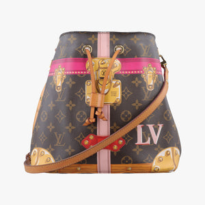 Pre-owned Louis Vuitton NeoNoe brown×Multicolor Monogram Canvas M40649 shoulderbag | stylenewstar