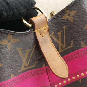 Pre-owned Louis Vuitton NeoNoe brown×Multicolor Monogram Canvas M40649 shoulderbag | stylenewstar