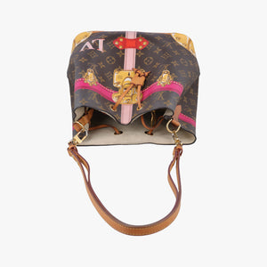 Pre-owned Louis Vuitton NeoNoe brown×Multicolor Monogram Canvas M40649 shoulderbag | stylenewstar