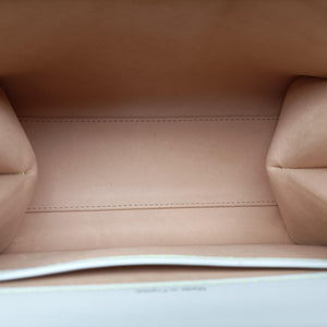 Pre-owned Delvaux Brillant mini White Leather handbag | stylenewstar