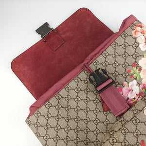 Pre-owned Gucci GG Blooms Beige×multi PVC coated canvas 405019 backpack/rucksack | stylenewstar