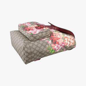 Pre-owned Gucci GG Blooms Beige×multi PVC coated canvas 405019 backpack/rucksack | stylenewstar